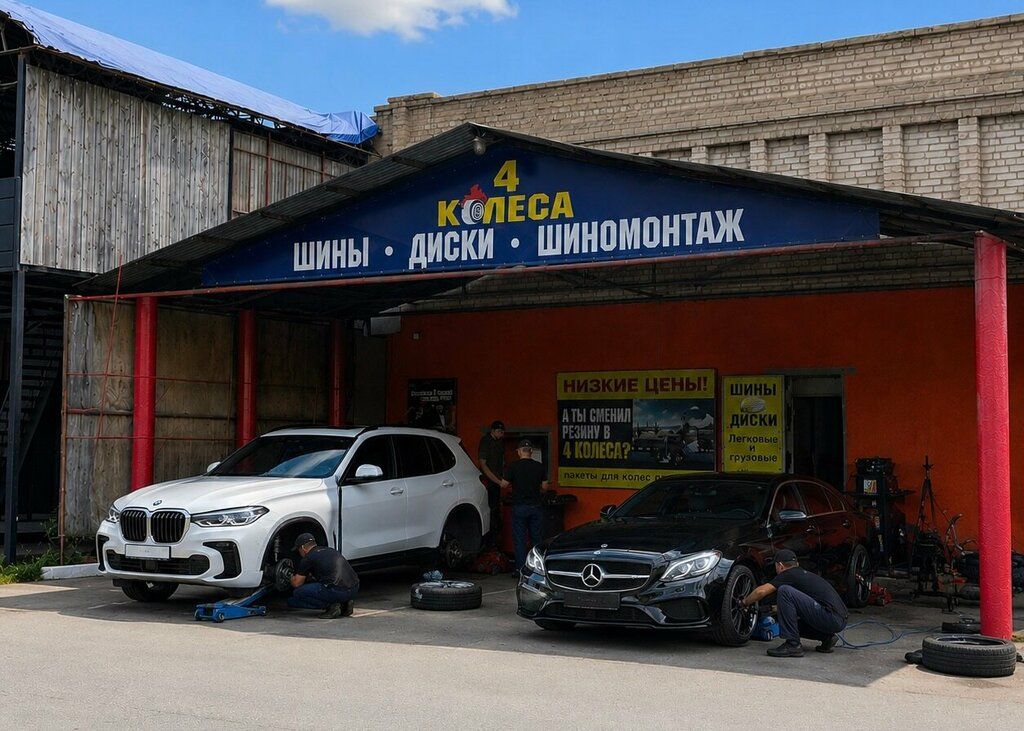 Шиномонтажный комплекс «4 Колеса» на Промышленной, 11А
